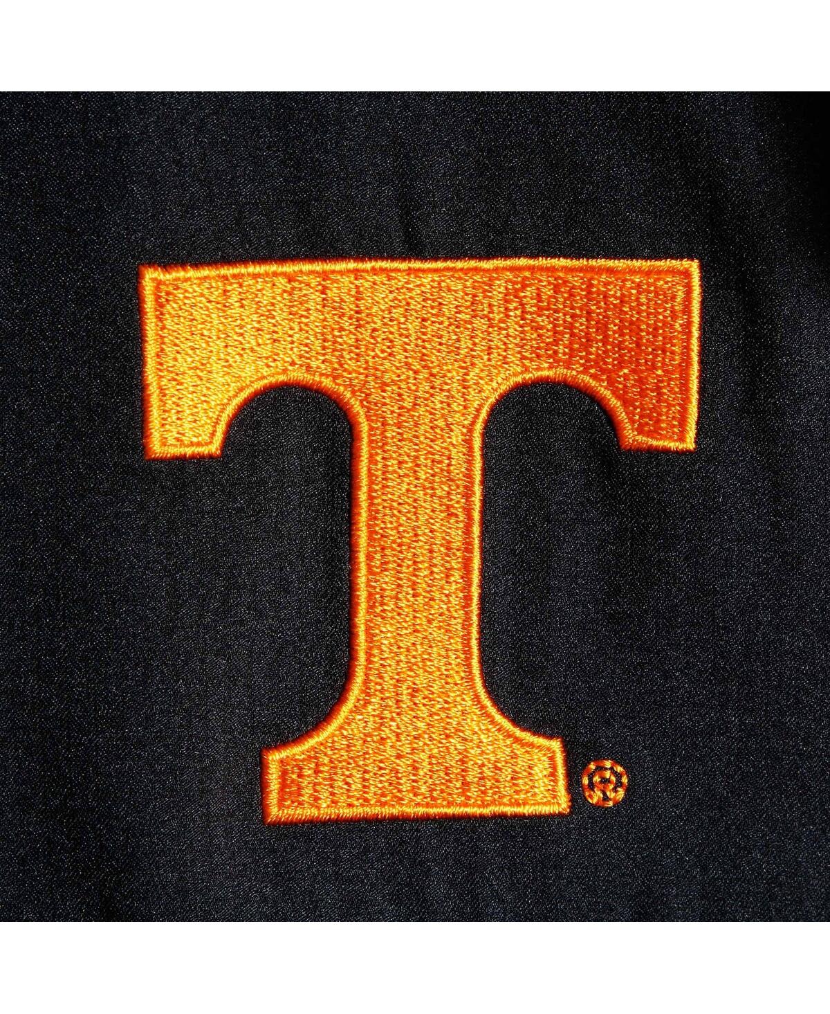 Columbia Black Tennessee Volunteers Pfg Tamiami Omni-shade Button-down Shirt In Black