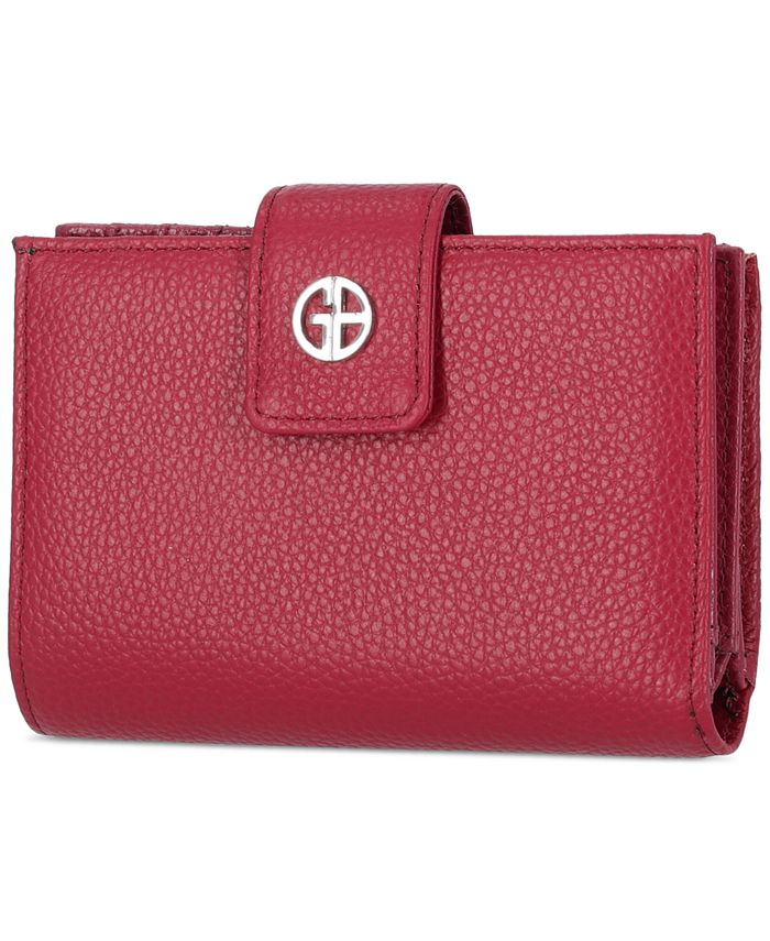 Giani Bernini Softy Leather Framed Colorblock Wallet, Created for Macy ...