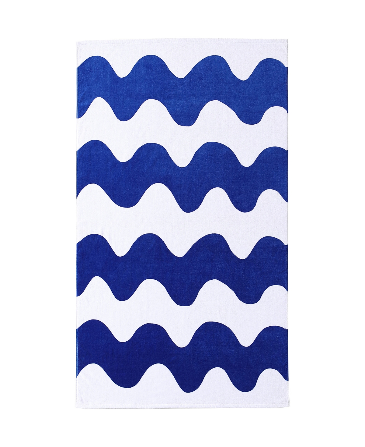 Marimekko Lokki Cotton Terry Oversized Beach Towel, 70" X 40" In Blue