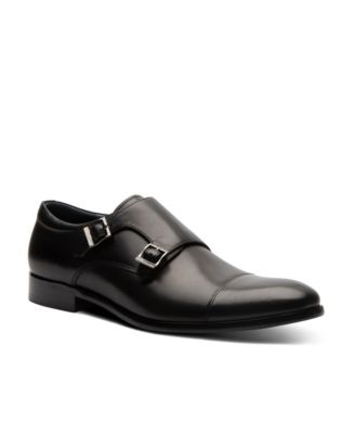 Men's Miles Dress Slip-On Cap Toe Double Monk Strap Loafer