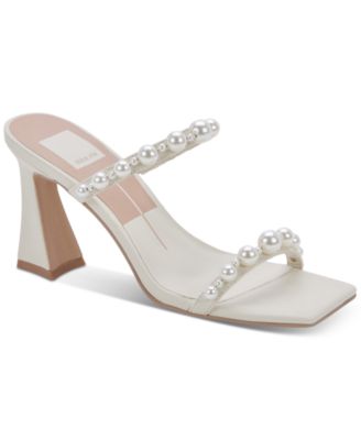 Dolce Vita - Women's Naja Embellished Flare-Heel Dress Sandals