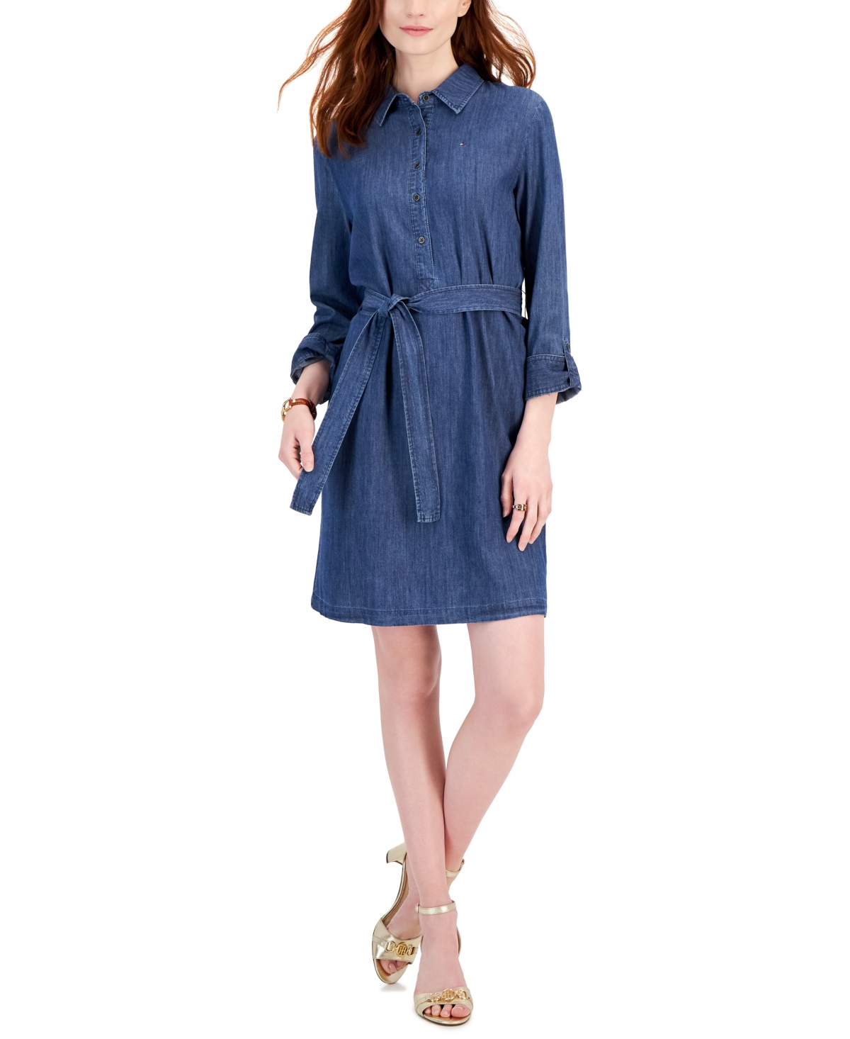 Tommy hilfiger clearance chambray dress