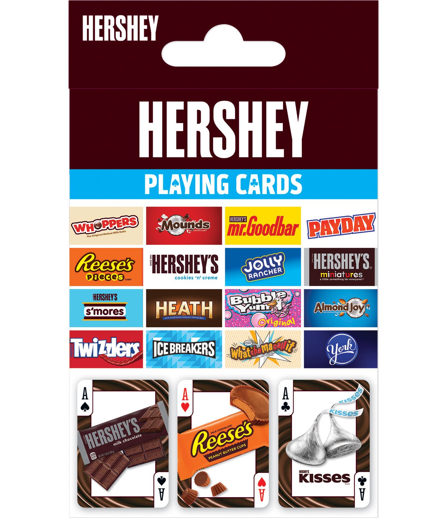 Детские игрушки MasterPieces Puzzles Hershey's 54 Card Deck Playing Cards, Ages 4+, цвет: Разноцветный — фото 3