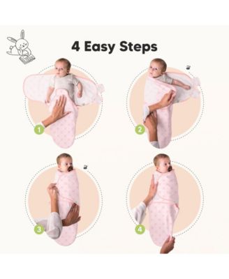 3pk Soothe Baby Swaddle, Organic Baby Swaddle Sleep Sacks, Newborn, Infant Swaddle Sack