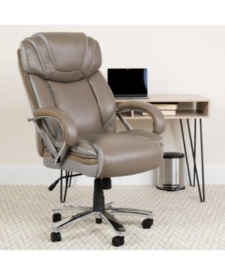 500 Lb. Big & Tall Leathersoft Executive Ergonomic Office Chair With Wide Seat
