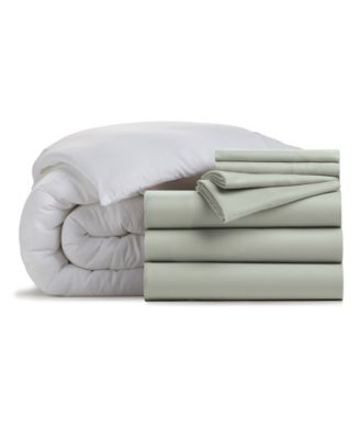Triple Brushed Microfiber 8-Piece Duvet Bundle, California King