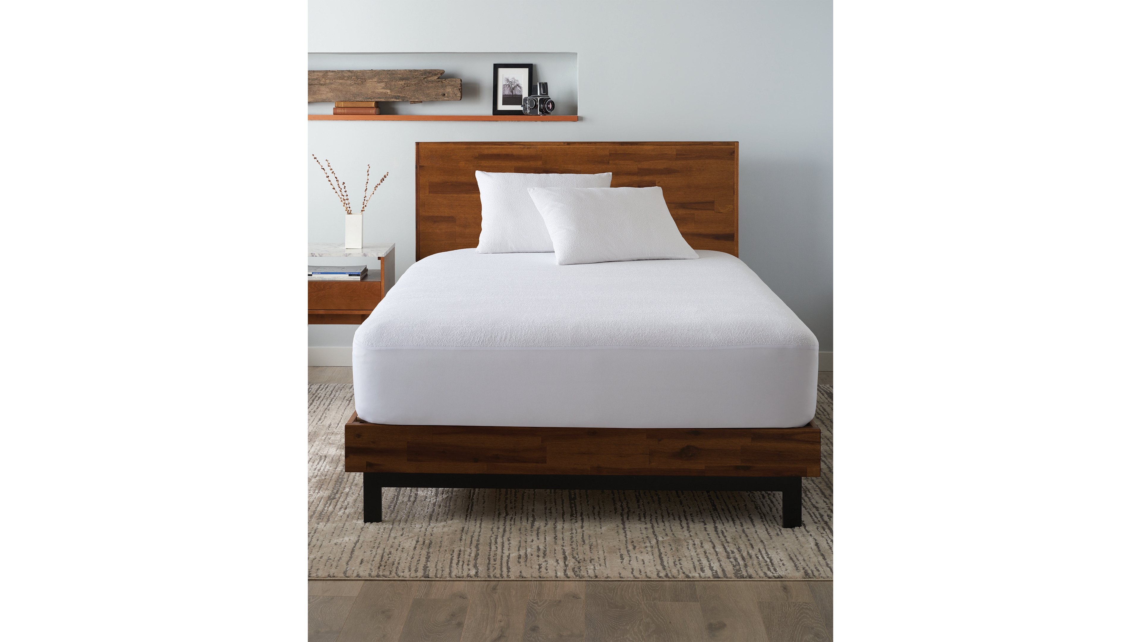 Ella Jayne Terry Cloth Water-Resistant Mattress and Pillow Protector Bundle, King