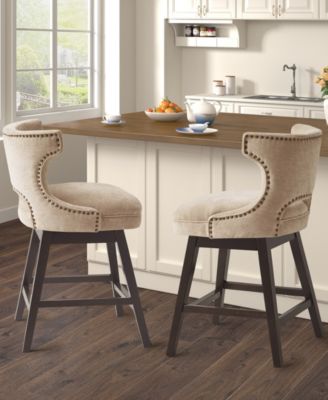 Emmett 25.75" High Swivel Counter Stool
