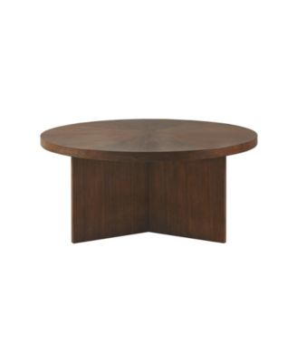 Sadie 36" Round Wood Coffee Table