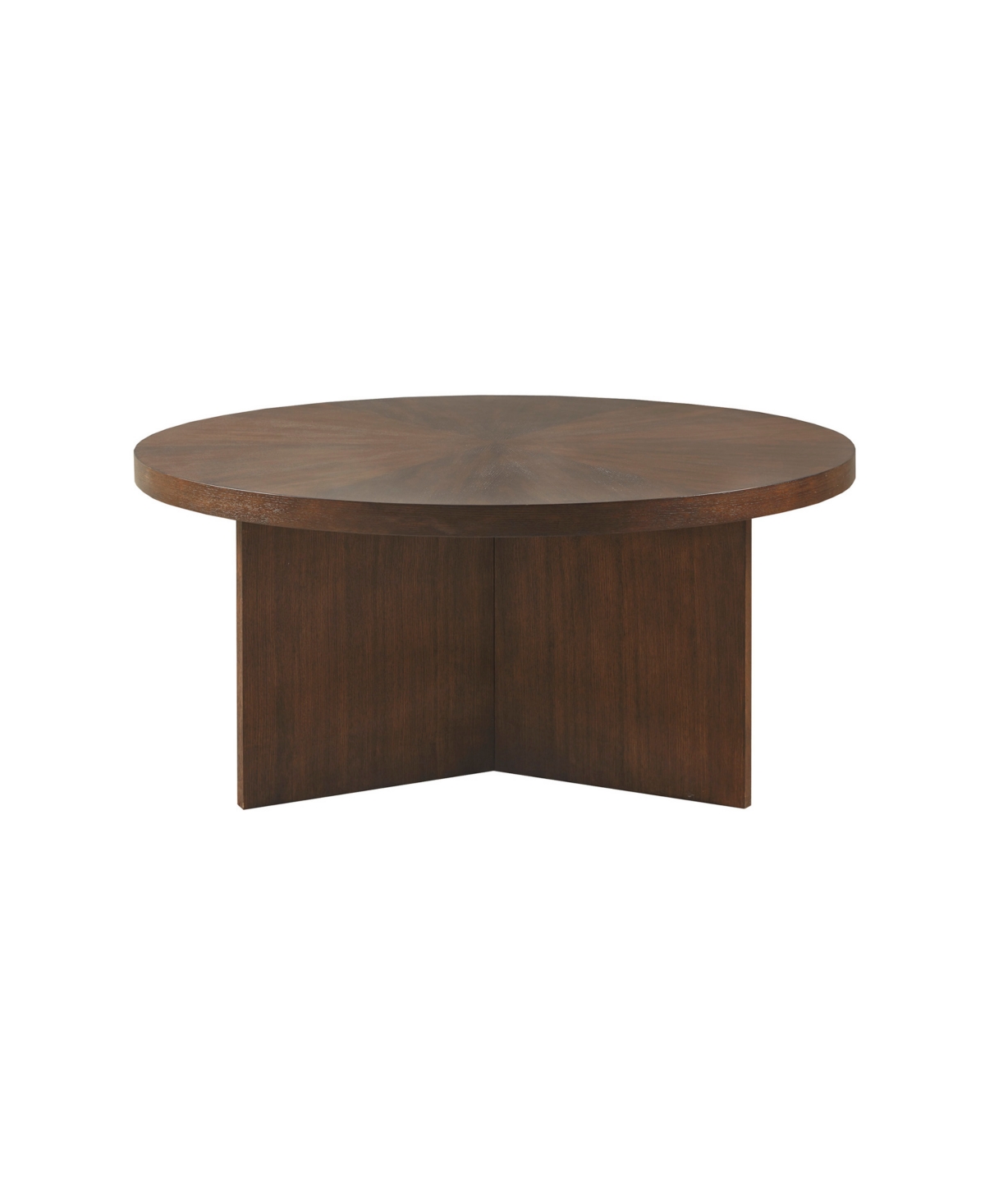 Martha Stewart Collection Sadie Round Wood Coffee Table