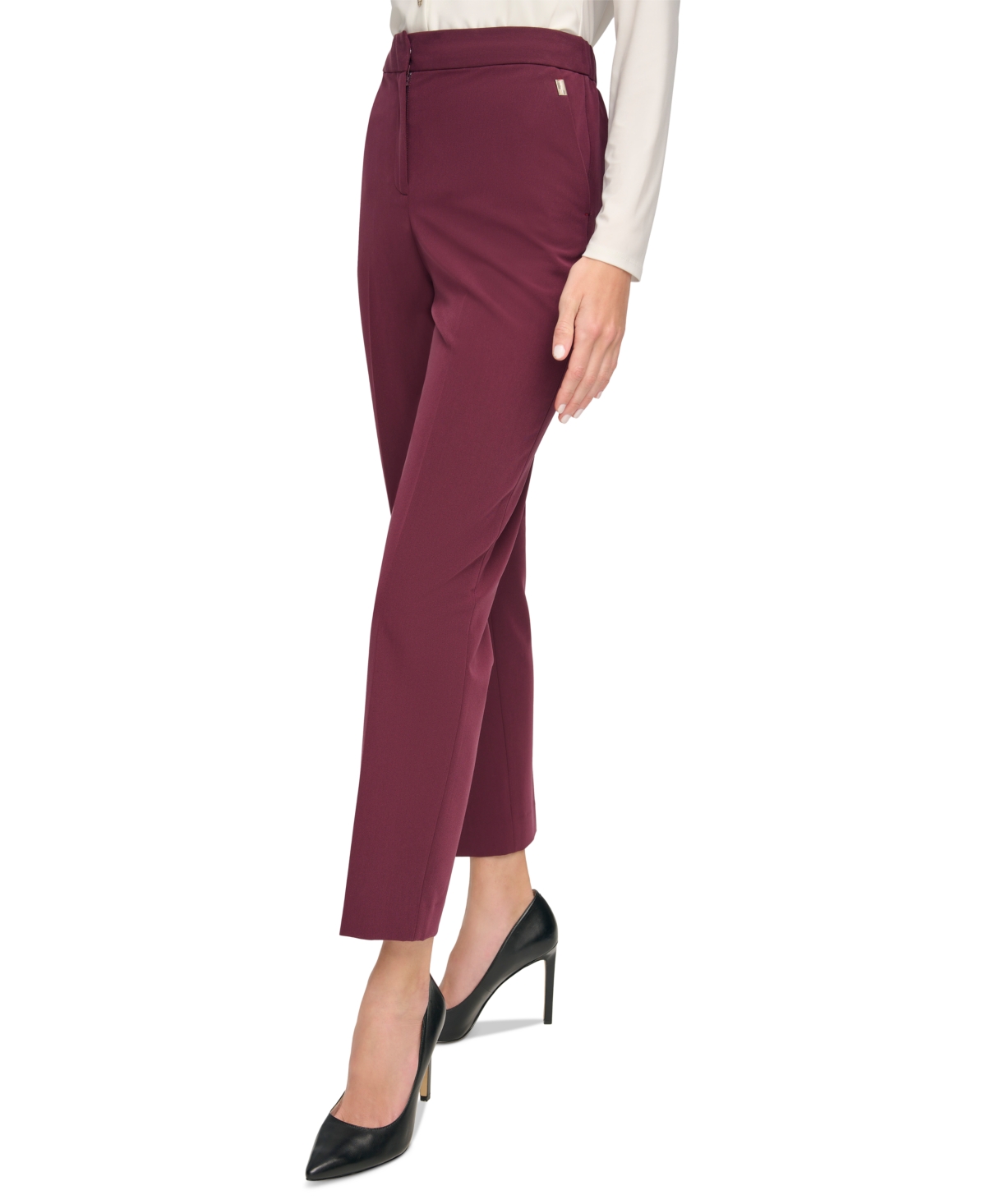 Tommy Hilfiger Women's Sloane Slim-Leg Ankle Pants