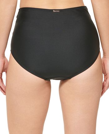 Calvin Klein Women's High-Waist Cross-Over Tummy-Control Bikini Bottoms -  Macy's