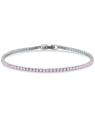 Cubic Zirconia Tennis Bracelet in Sterling Silver