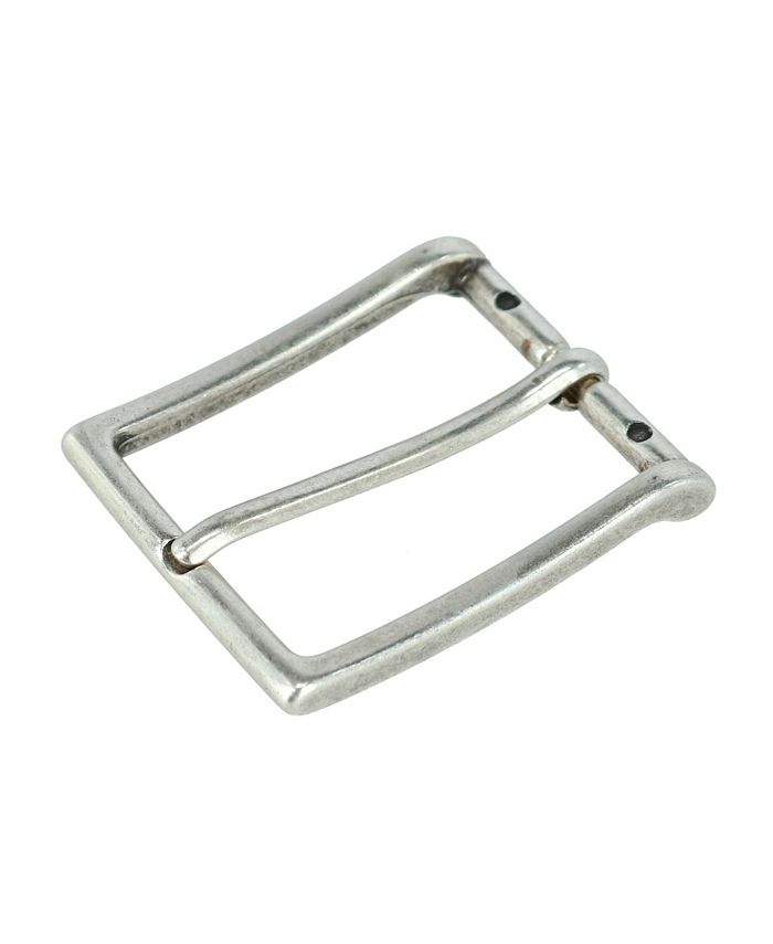 TRAFALGAR Men's 35mm Classic Solid Brass Single Pronged Harness Belt