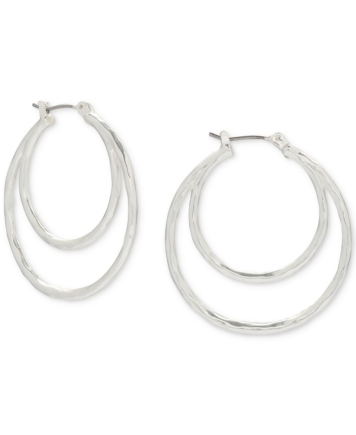 Lucky brand silver best sale hoop earrings