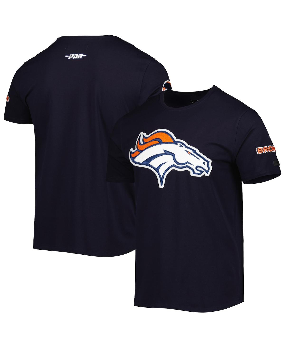 Pro Standard Men's  Navy Denver Broncos Mash Up T-shirt