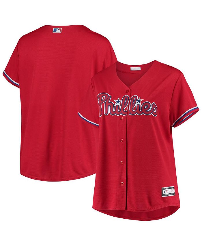 Women's Nike Red Philadelphia Phillies Alternate Replica Team Jersey