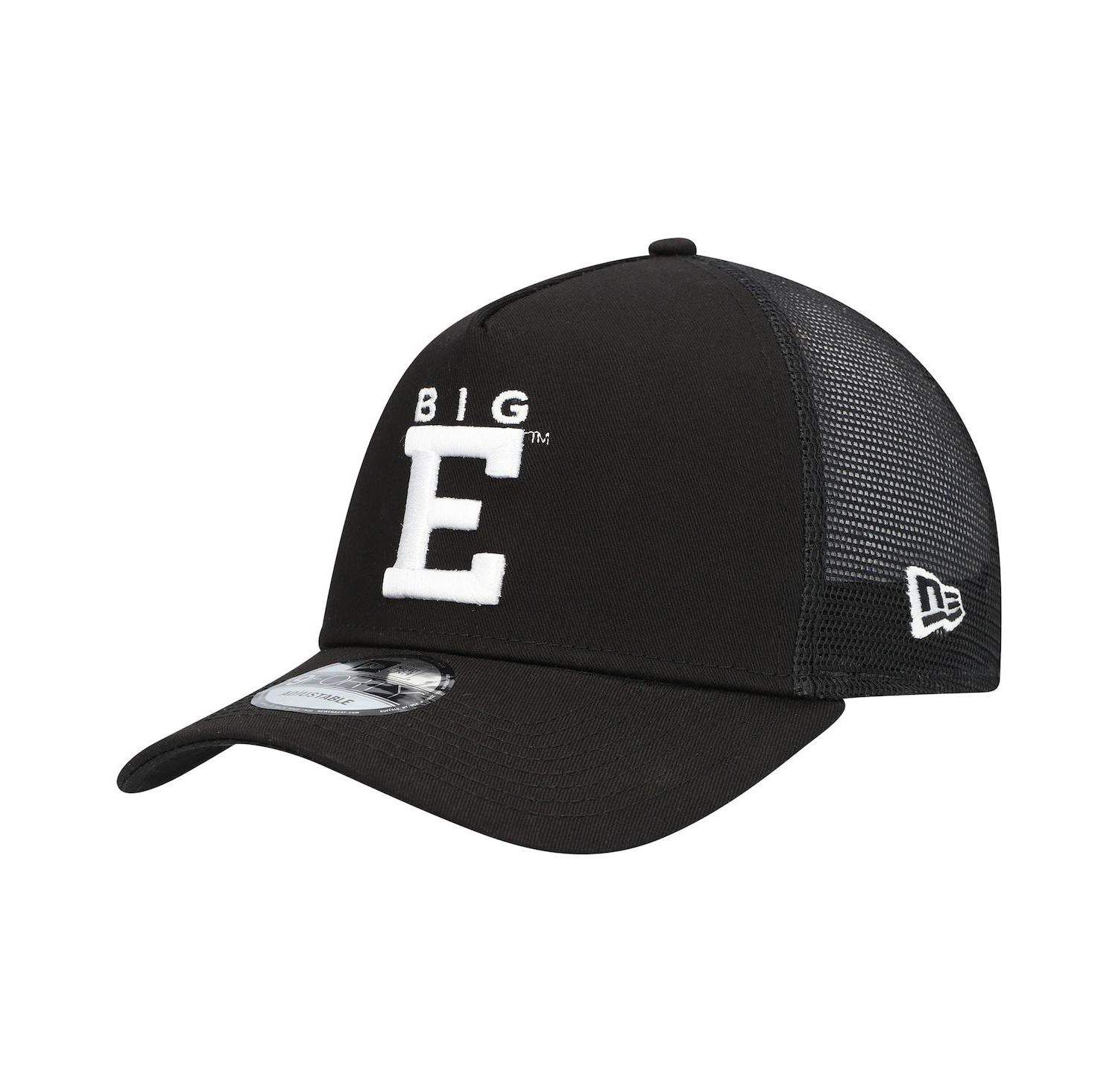 Men's Black Dale Earnhardt Big E Legends 9FORTY A-Frame Trucker Snapback Hat