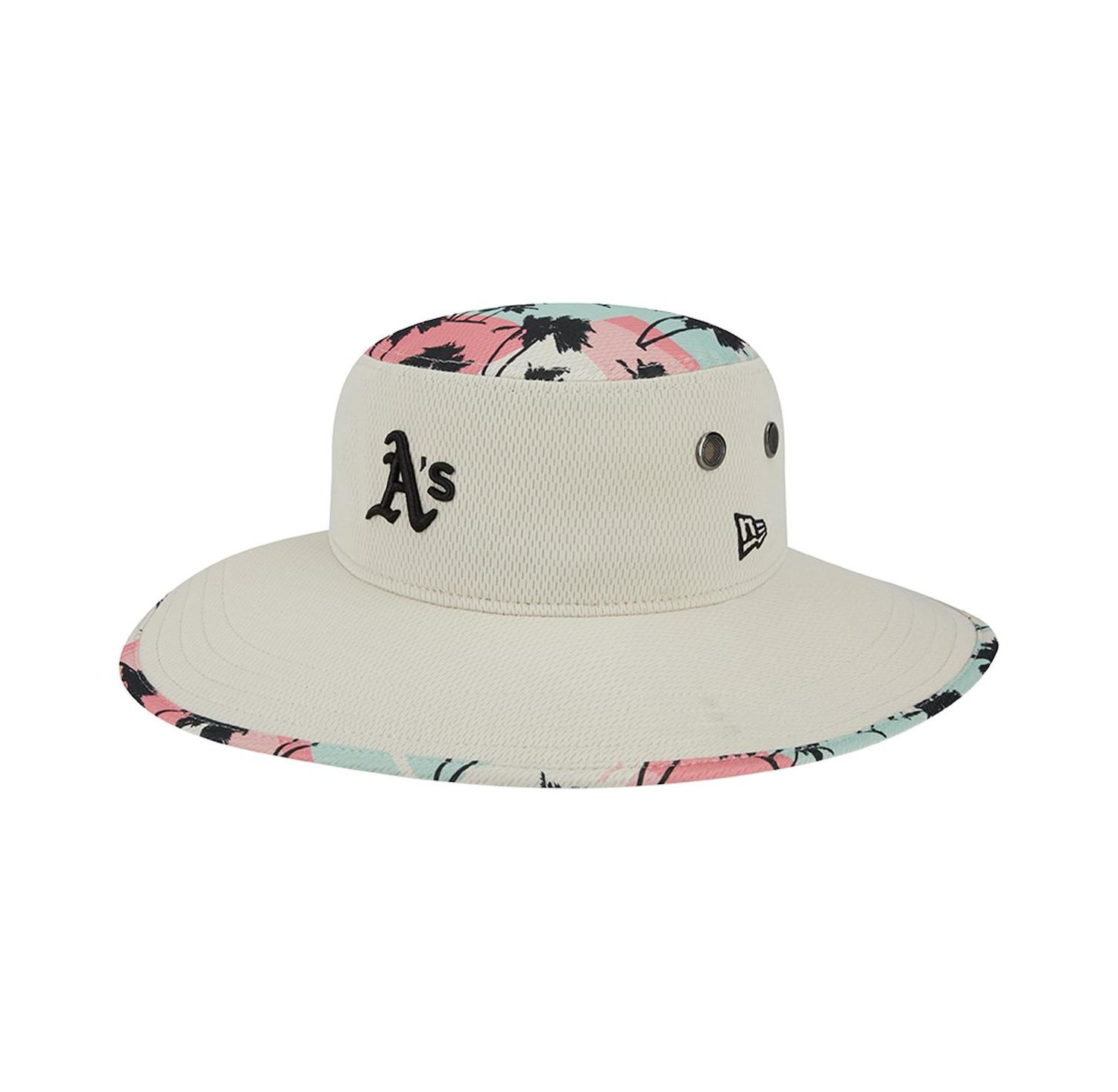 Men's Natural Oakland Athletics Retro Beachin' Bucket Hat