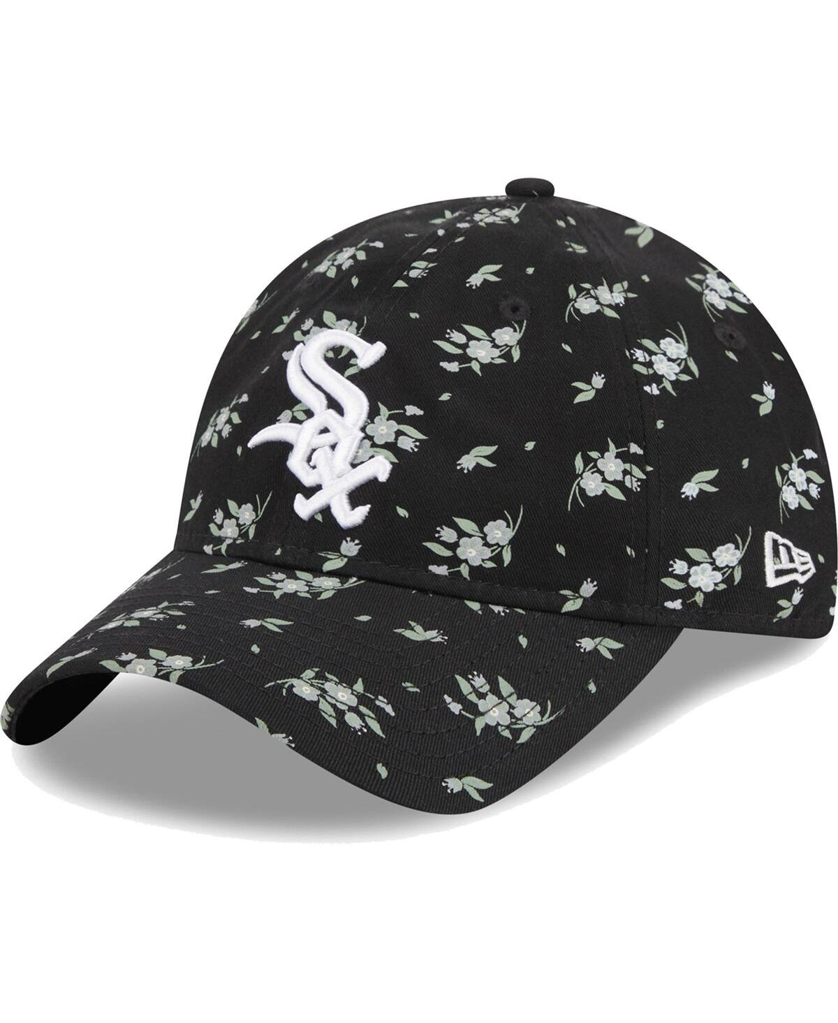 Shop New Era Big Girls  Black Chicago White Sox Bloom 9twenty Adjustable Hat