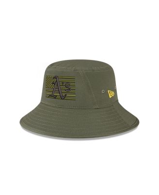 Men's Green Oakland Athletics 2023 Armed Forces Day Bucket Hat
