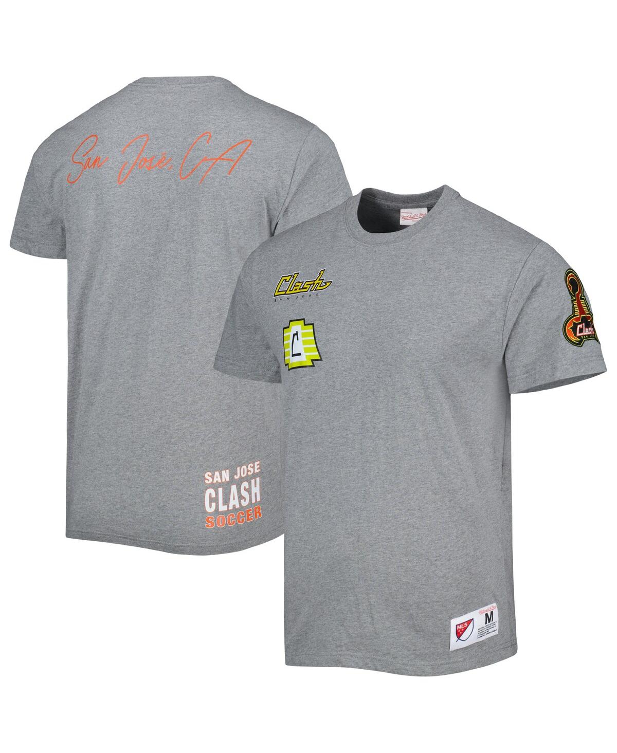 Men's Mitchell & NessSan Jose Earthquakes City T-shirt - Gray
