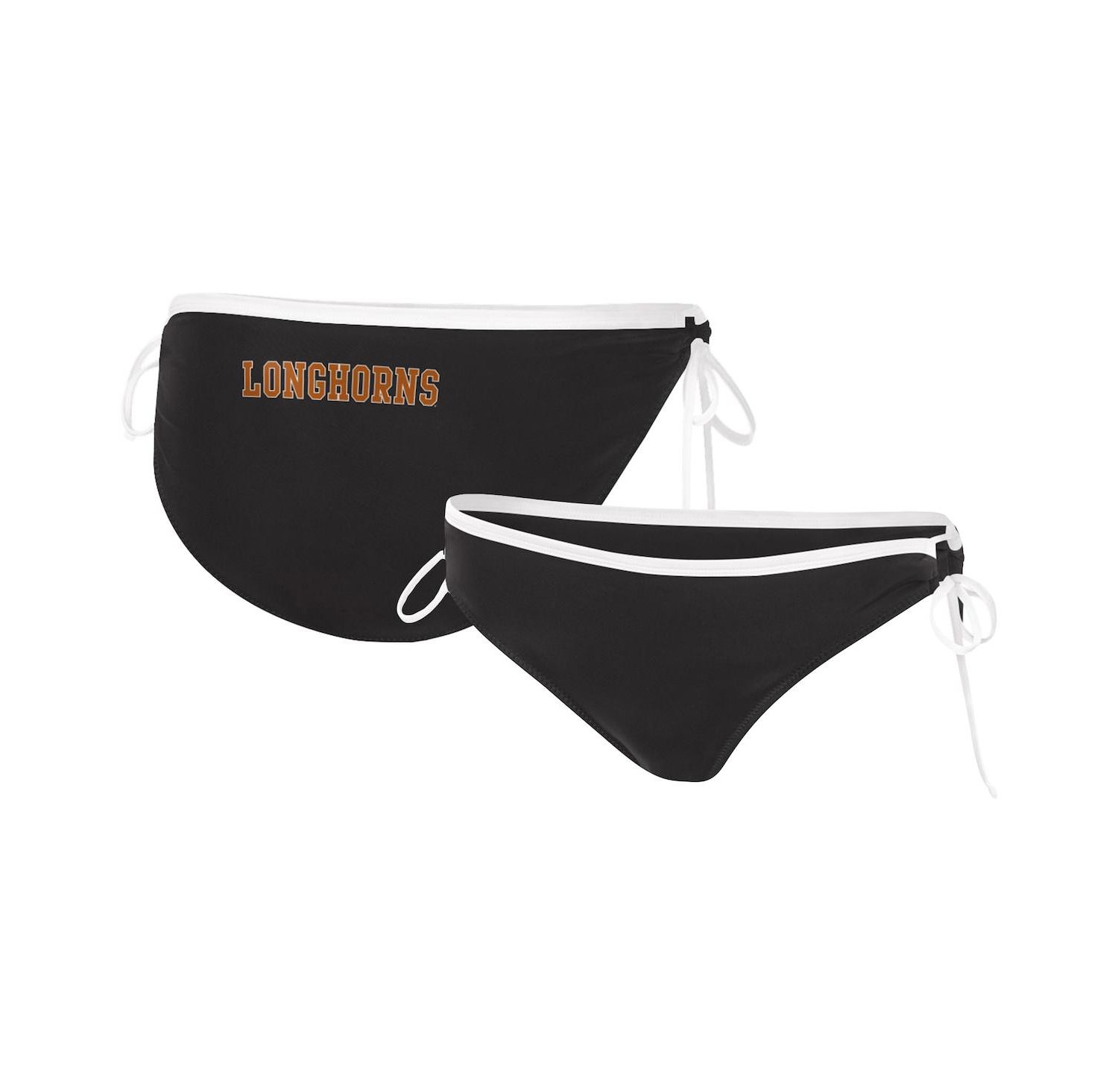Women's Black Texas Longhorns Perfect Match Bikini Bottom