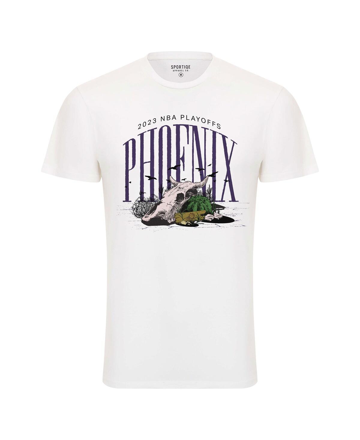Shop Sportiqe Men's And Women's  Cream Phoenix Suns 2023 Nba Playoffs Desert Comfy T-shirt