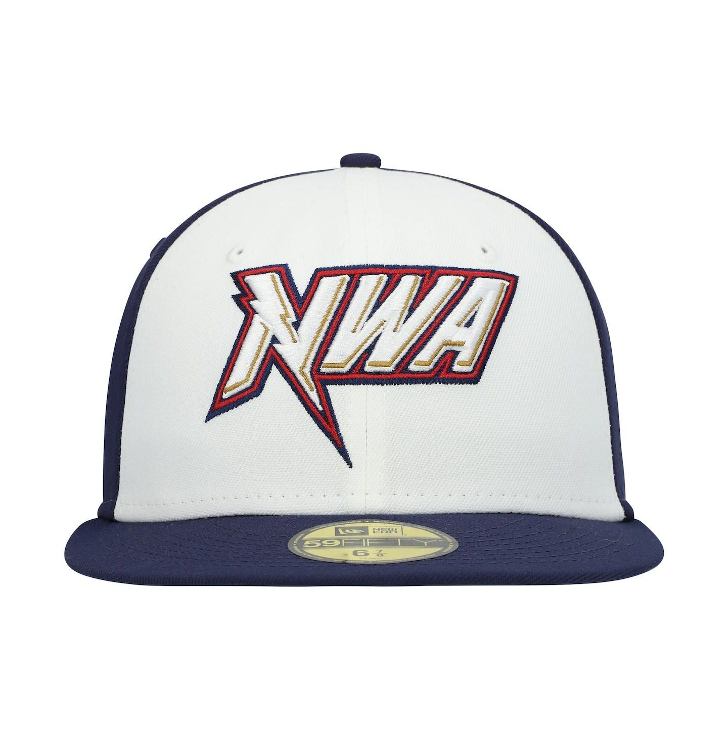Мужская кепка New Era White Northwest Arkansas Naturals Authentic Collection Team Alternate 59FIFTY Fitted Hat — фото 3