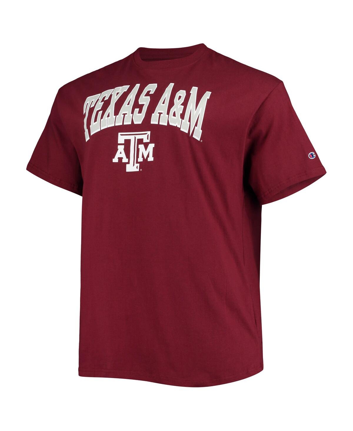 Men's ChampionTexas A&M Aggies Big and Tall Arch Over Wordmark T-shirt - Maroon