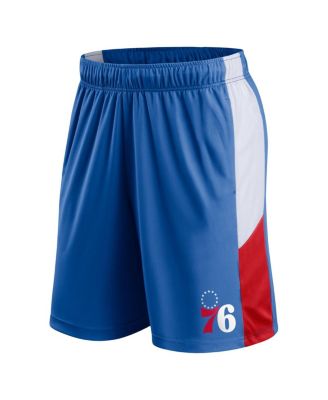 Men's Royal Philadelphia 76ers Big and Tall Champion Rush Practice Shorts