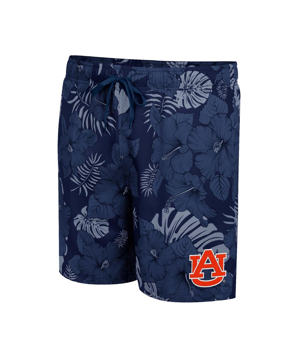 Colosseum Navy Auburn Tigers The Dude Swim Shorts In Navy