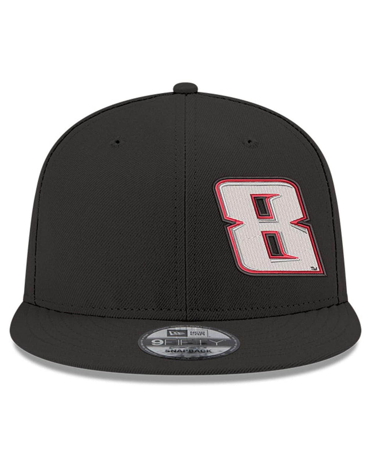 New Era Black Kyle Busch 9fifty Flawless Adjustable Hat In Black