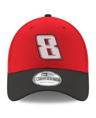 Men's Scarlet, Black Kyle Busch 9FORTY Number Adjustable Hat