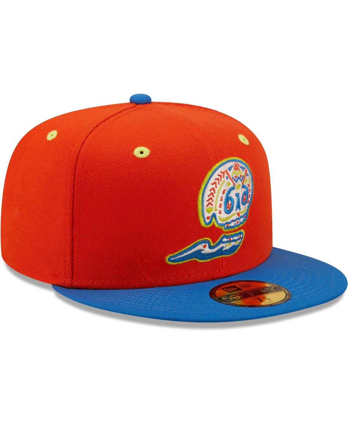 Men's New Era Blue Calaveras de West Michigan Copa De La Diversion 59FIFTY Fitted Hat - Blue