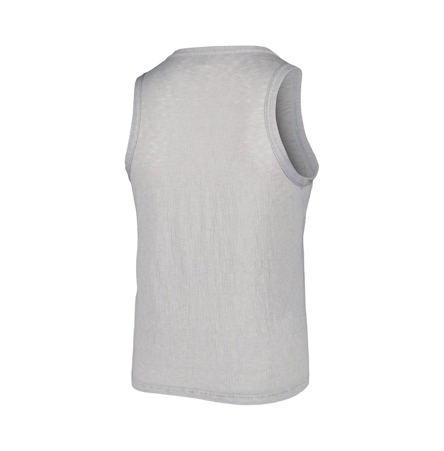 Женский топ Soft As A Grape Gray Chicago White Sox Plus Size High Neck Tri-Blend — фото 3