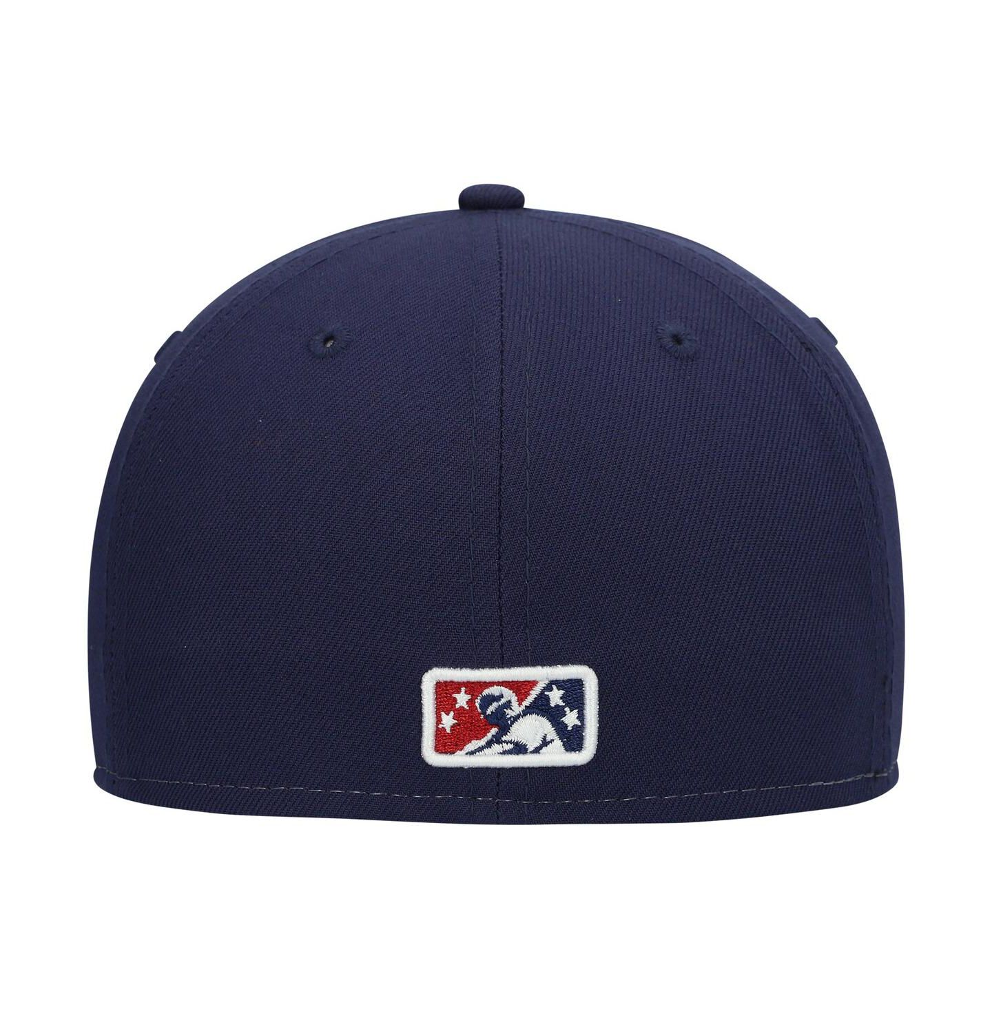 Мужская кепка New Era White Northwest Arkansas Naturals Authentic Collection Team Alternate 59FIFTY Fitted Hat — фото 5