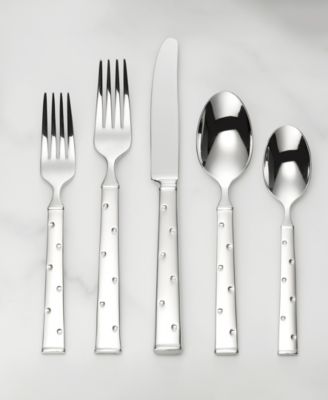 kate spade new york Larabee Dot 5-Piece Place Setting Flatware