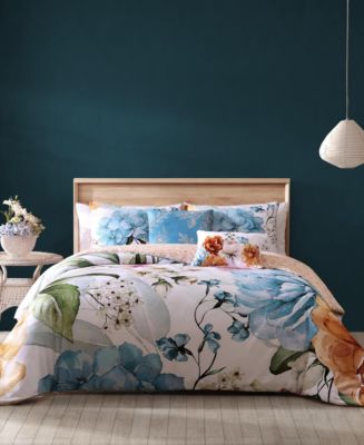 Bebejan Maia Blue Bedding 200 Thread Count 100% Cotton Sateen