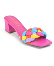 Macys pink sandals sales