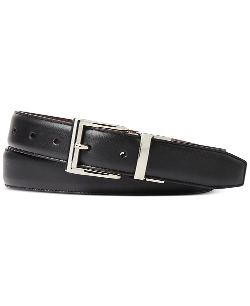 alfani Polo Ralph Lauren Men's Reversible Leather Dress Belt Men's Fashion & Accessories