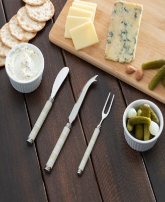 Jubilee Cheese Knife, Spreader and Fork Set