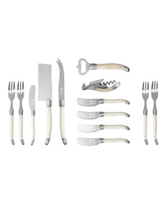 Laguiole Ultimate 13-Piece Charcuterie and Barware Set with Handles
