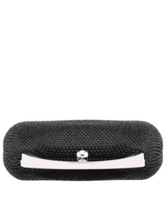 Crystal Minaudiere with Metal Handle
