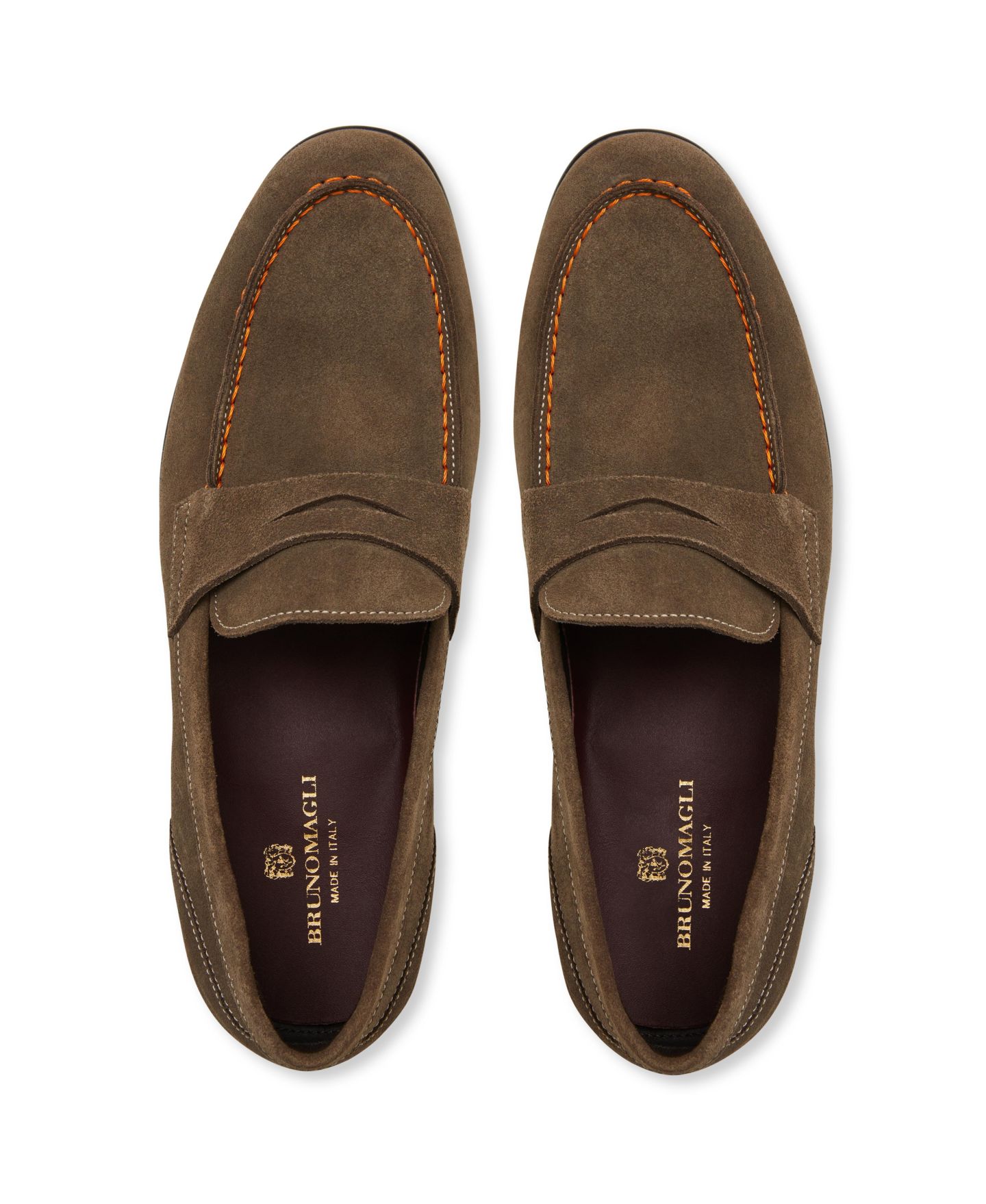 Мужские туфли Bruno Magli Silas Suede, цвет: Экрю замшевый — фото 4