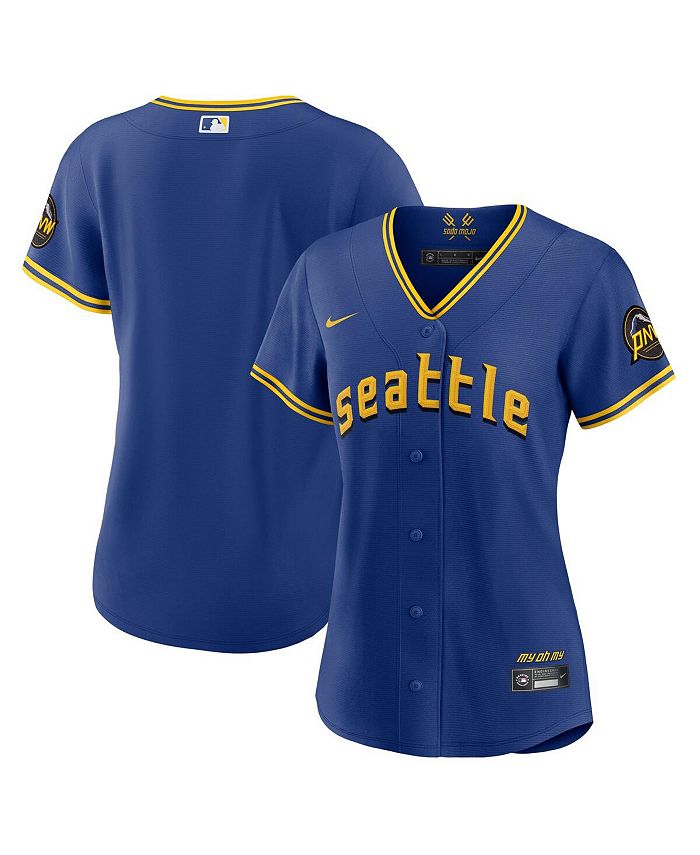Lids Seattle Mariners Mitchell & Ness City Collection Satin Full