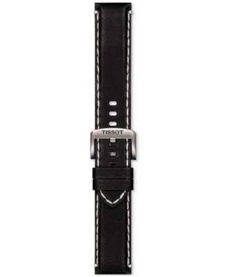 Tissot - Official Interchangeable Black Leather Watch Strap