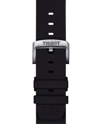 Official Interchangeable Black Silicone Watch Strap