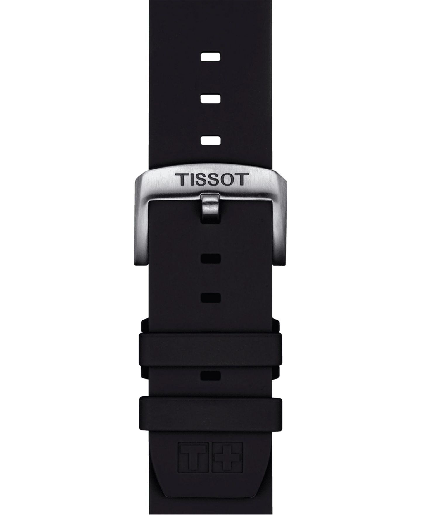 Ремешок для часов Tissot Official Interchangeable Black Silicone Watch Strap — фото 2