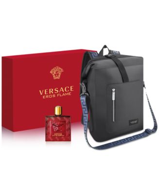 Versace Eros 3.4 factory oz .EDT Backpack Set